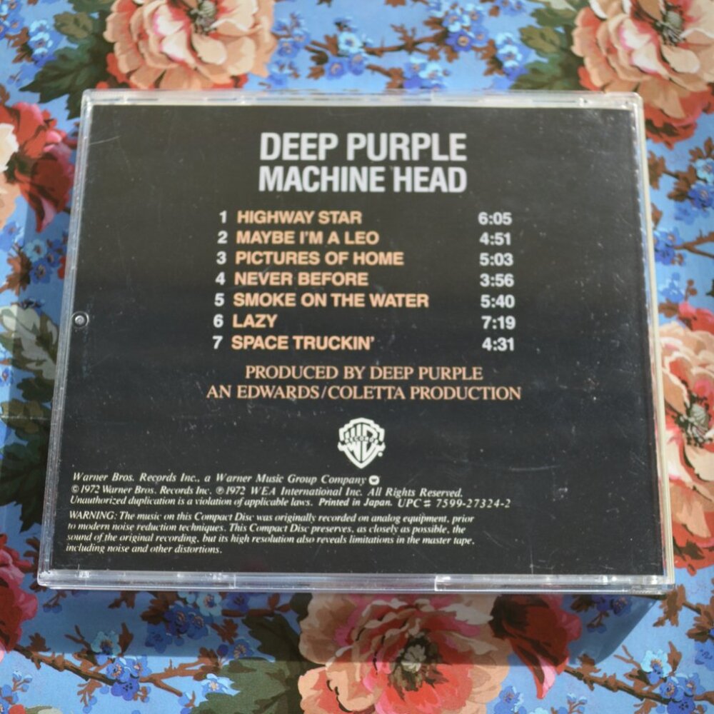 CD Deep Purple Machine Head Japan Import Edition - Picture 2 of 4
